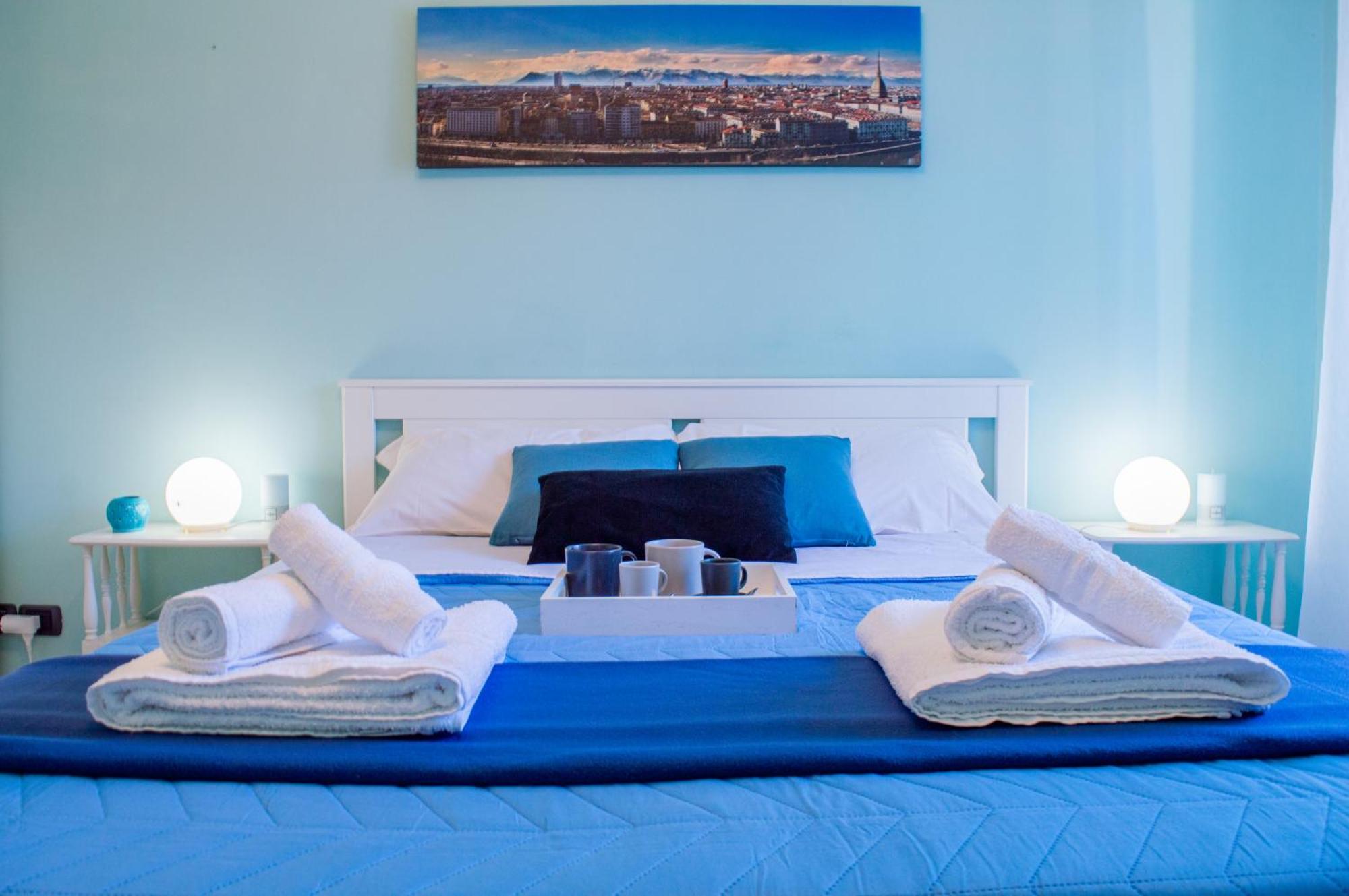 H7 Attico Blu Quadrilatero Romano Pochi Passi Dal Museo Egizio Apartment Turin Ngoại thất bức ảnh